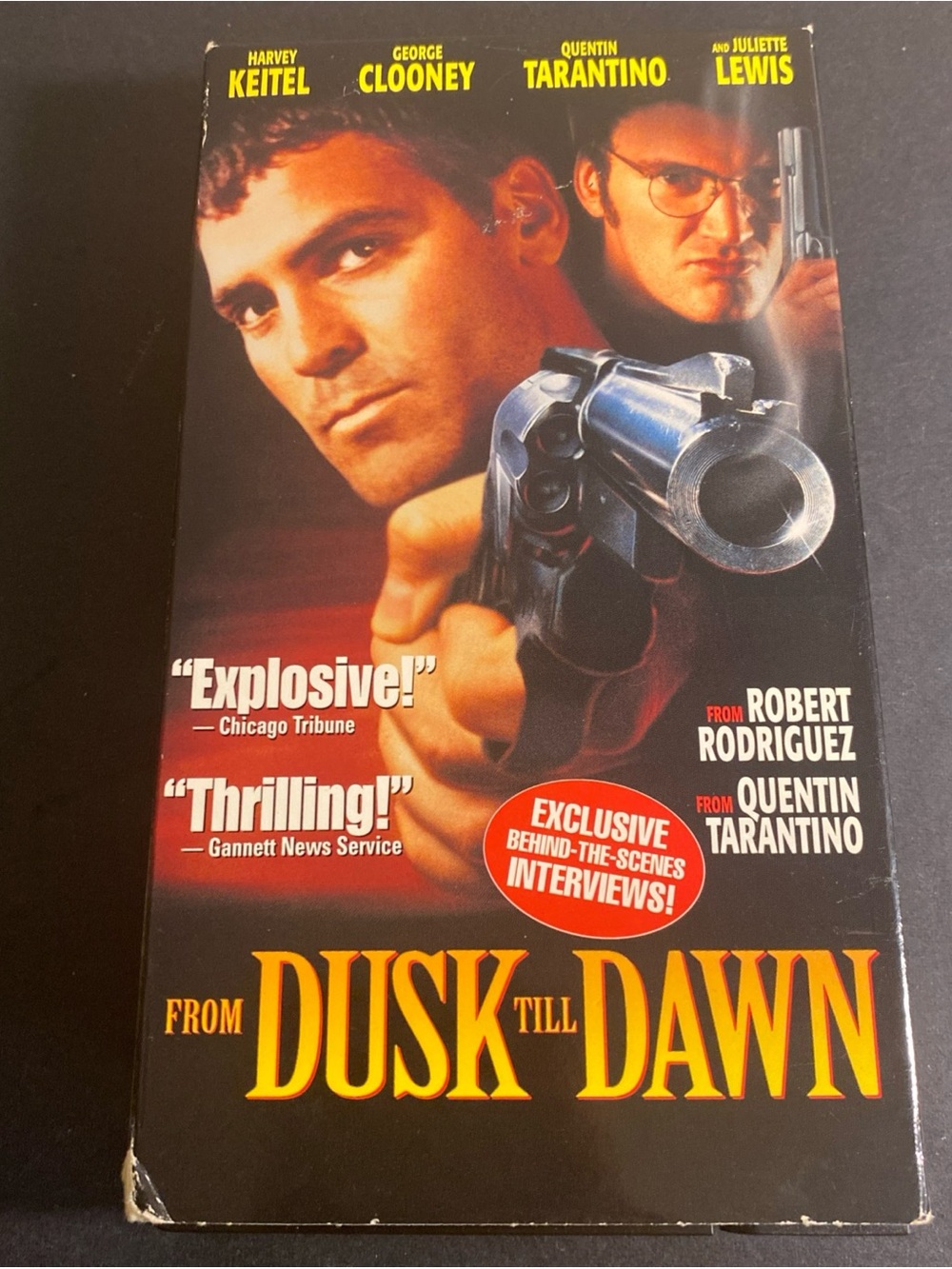 From Dusk Till Dawn (VHS, 1995) George Clooney. TESTED.